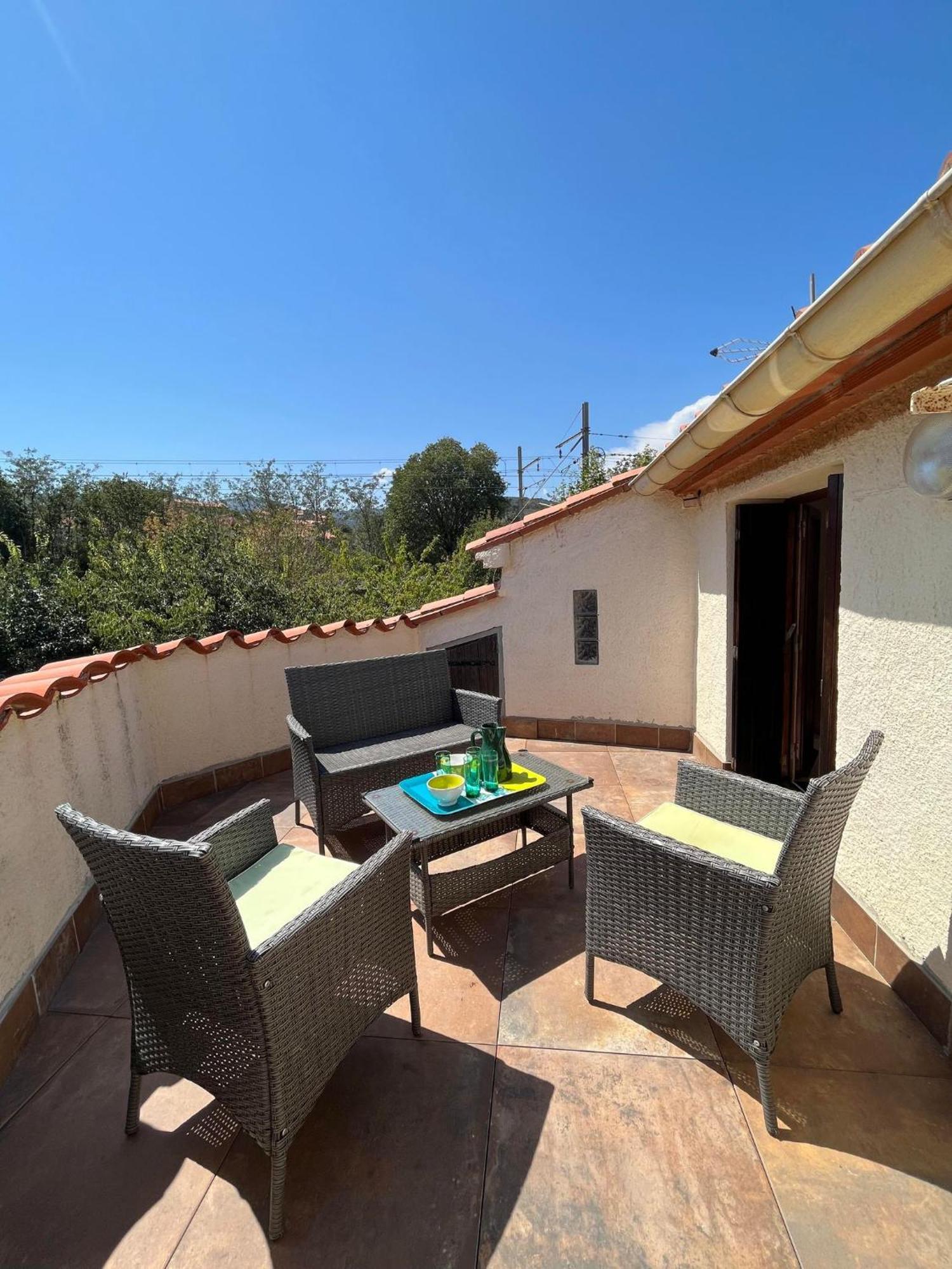 6Lam16 Maison Typique Avec Toit-Terrasse Collioure Esterno foto