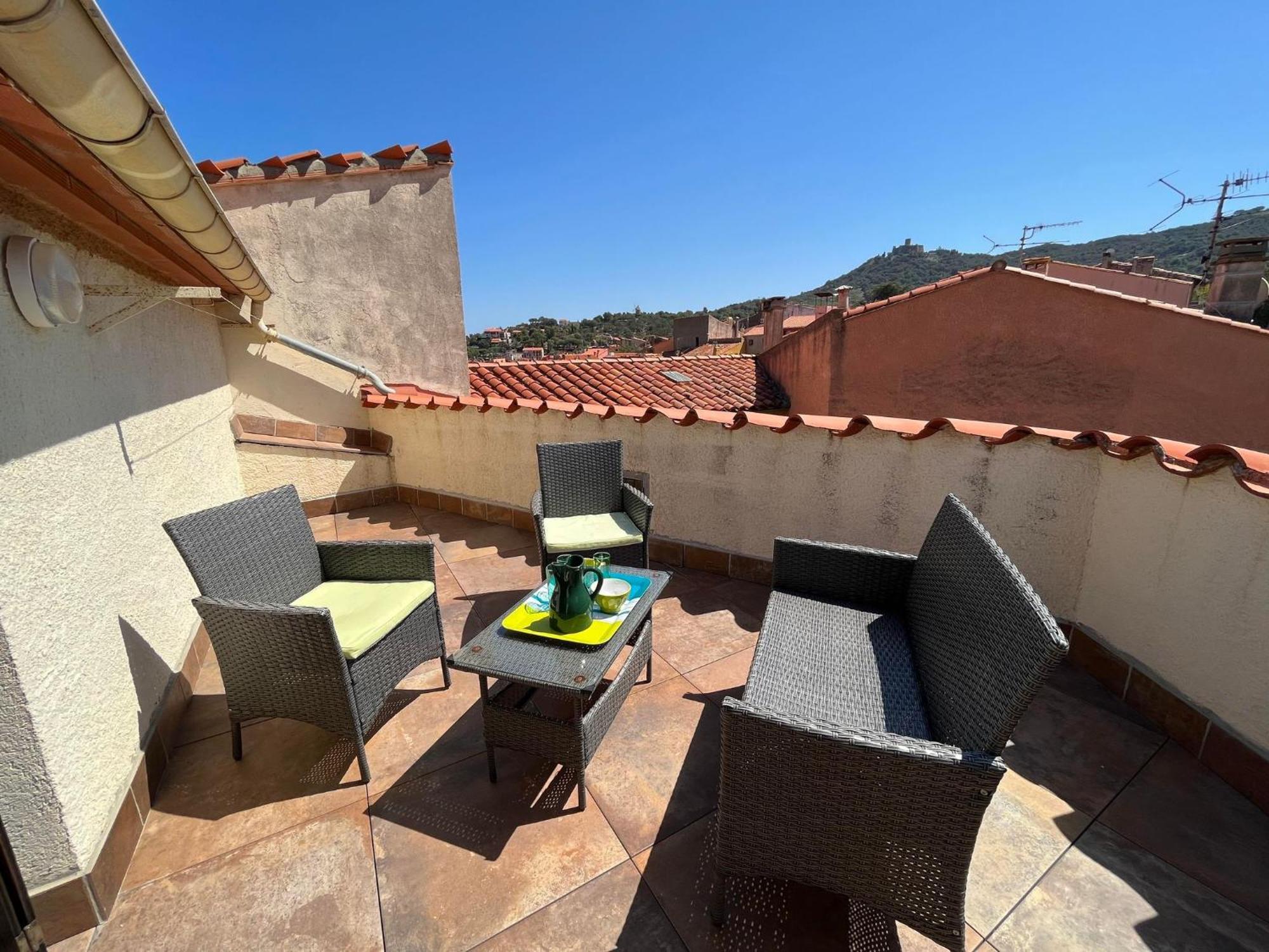 6Lam16 Maison Typique Avec Toit-Terrasse Collioure Esterno foto